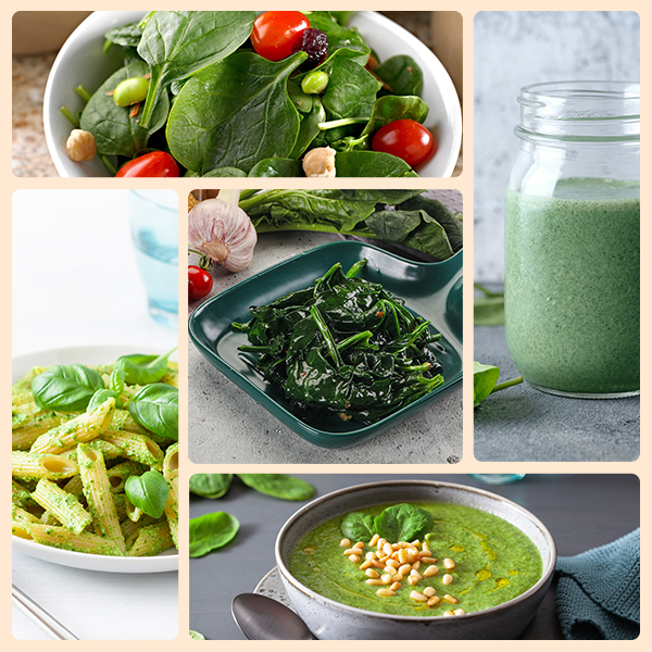 healthy spinach recipes